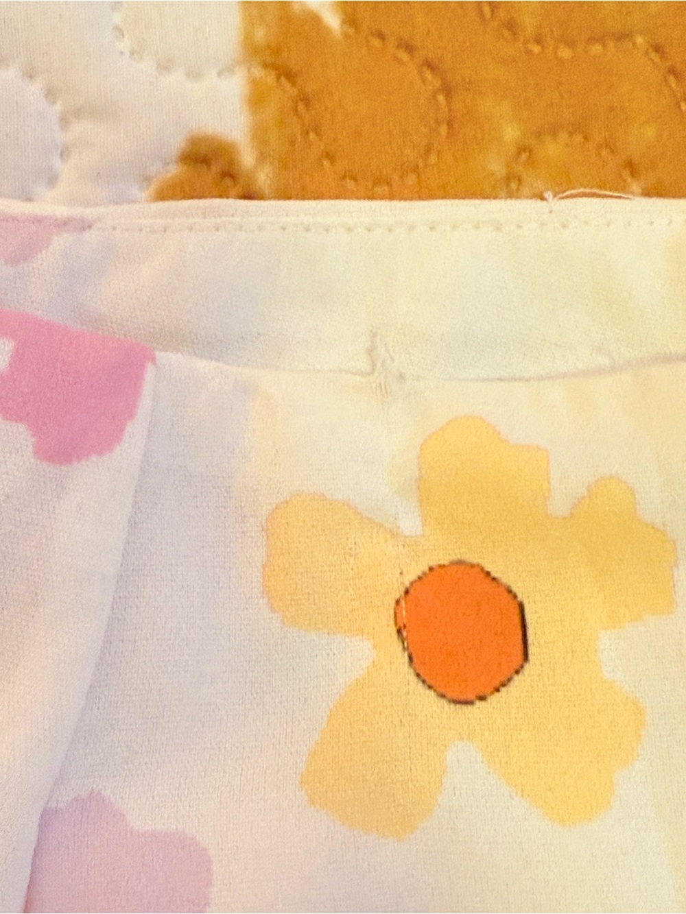 Princess Polly Cream Mini Skirt with Pastel Florals XS Girlhoodcore Coquette - Picture 4 of 5